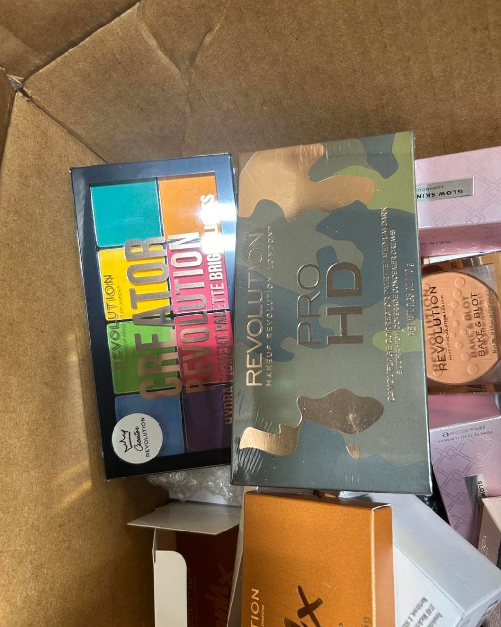 Revolution Makeup boxes