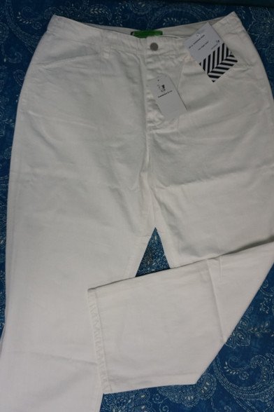 23pc FREE PEOPLE x Sandrine Rose WHITE Jeans #29867A (I-2-7)