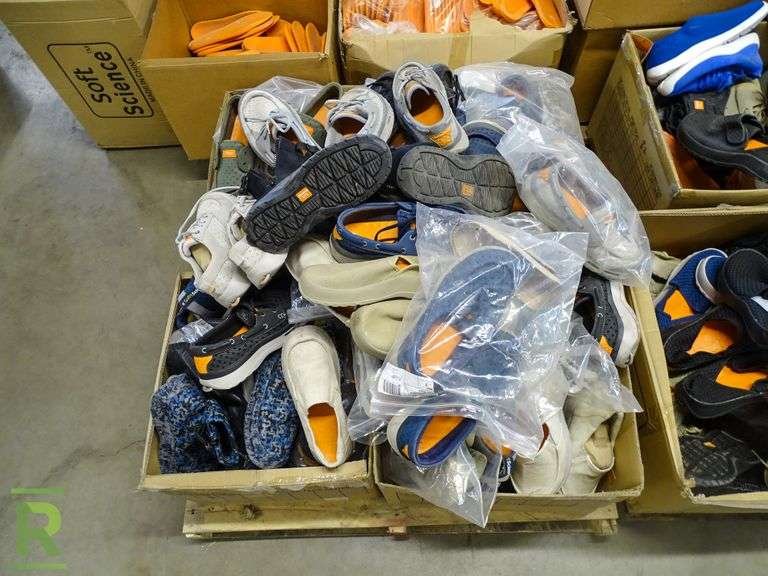 Soft Science Shoe Inventory and Factory Return Gym Equipment